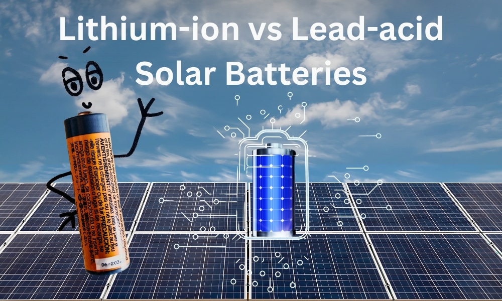 lithium vs lead-acid solar batteries