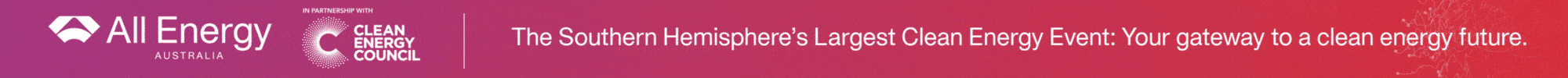 All Energy Australia 29-30 October 2025