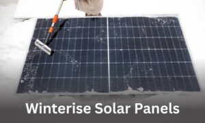 winterise solar panels
