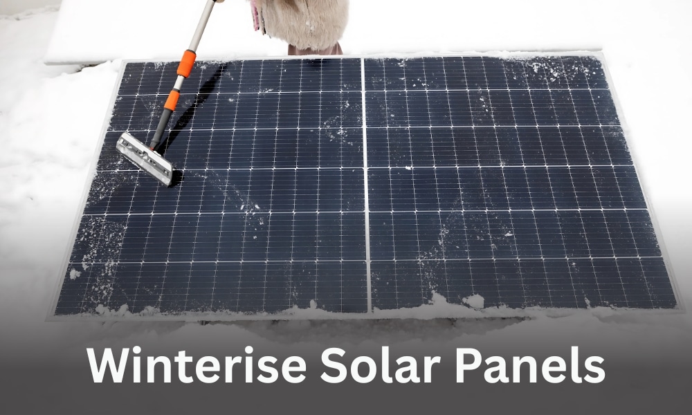 winterise solar panels