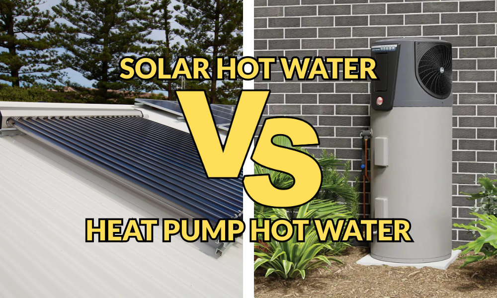 solar hot water vs heat pump hot water Swap solar hot water for heat pump