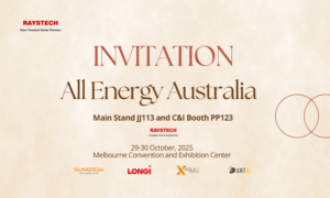 All Energy 2025 Raystech at All Energy Australia 2025