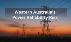 power reliability risks Western Australia