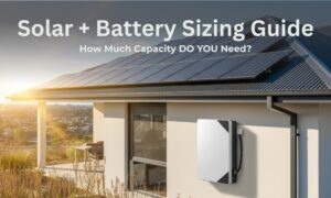 solar battery sizing Australia