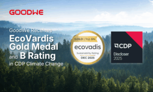 EcoVardis Gold Medal + B Rating CDP Climate Change