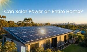 can solar power whole house australia