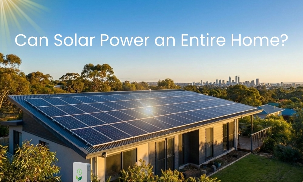 can solar power whole house australia