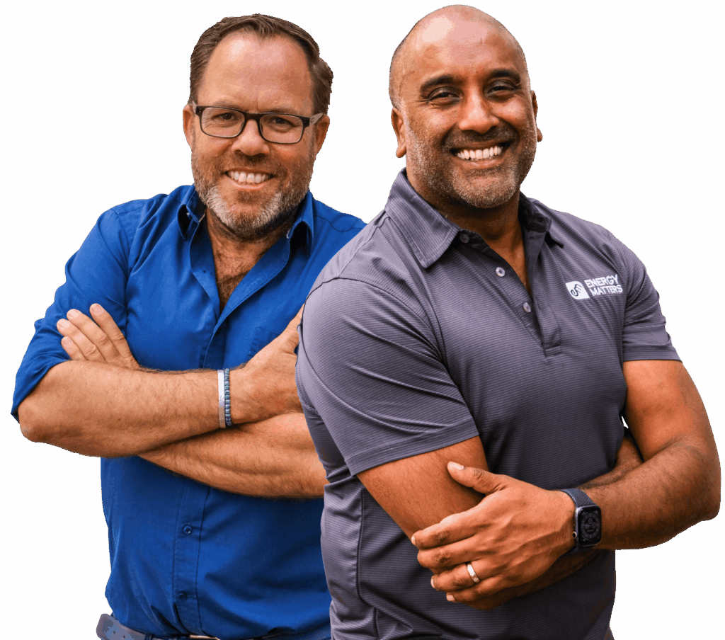 James Treble and Roshan Ramnarain