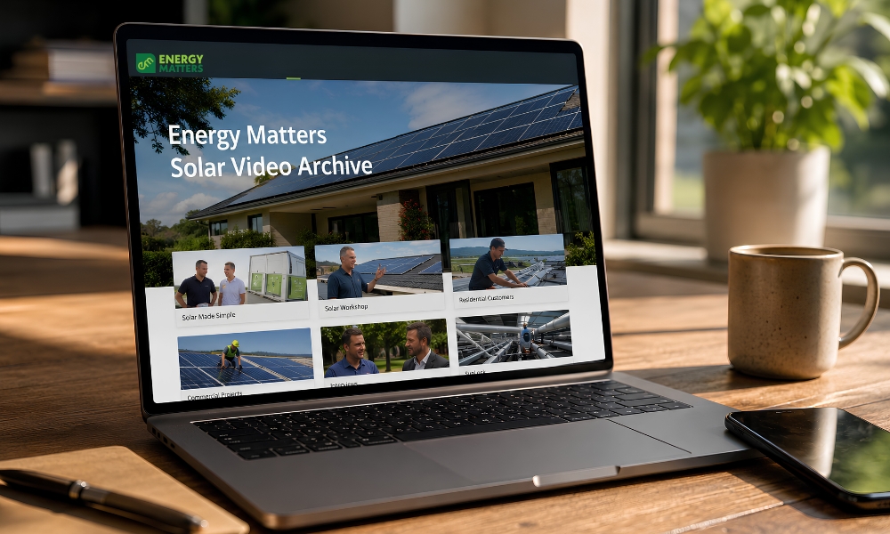 energy matters solar video archive