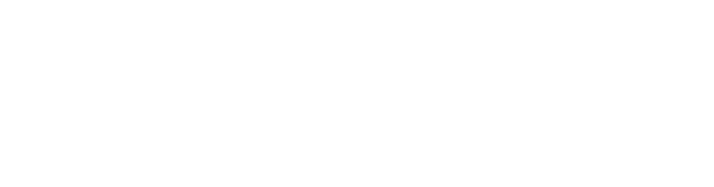White, stylized wordmark logo on a transparent background, featuring bold, angular letterforms.