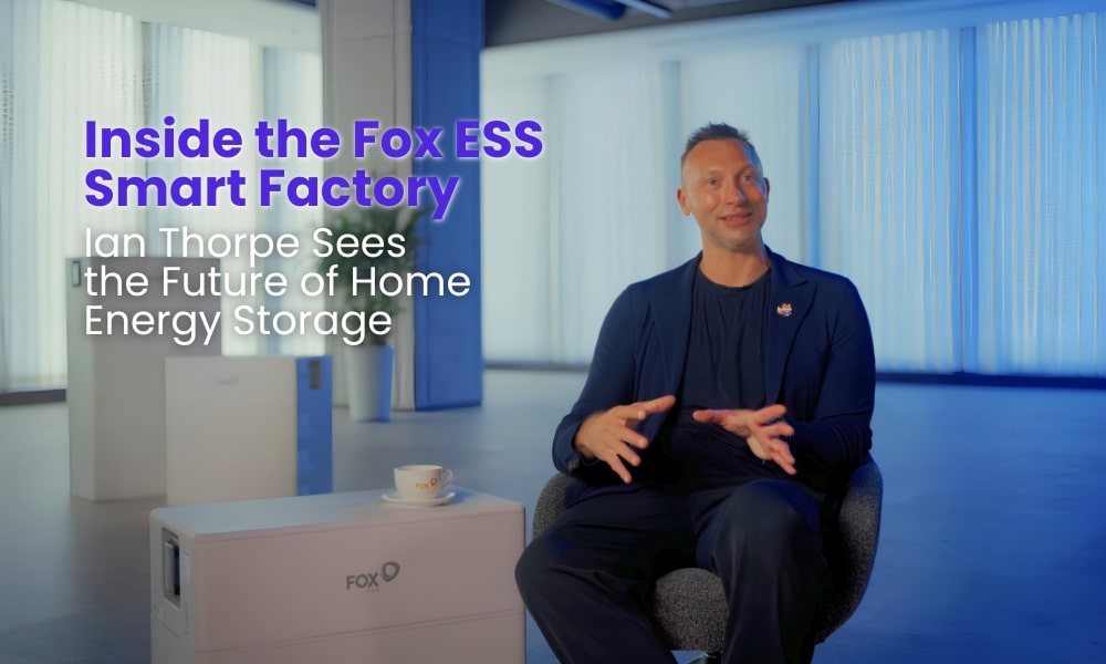 Inside the Fox ESS Smart Factory Ian Thorpe Sees the Future of Home Energy Storage