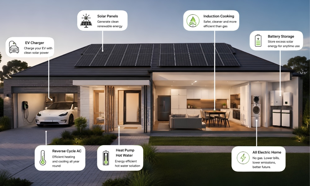 all electric home australia