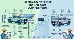 electric ute vs diesel electric ute vs diesel